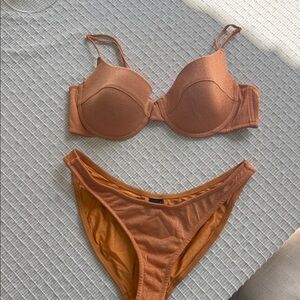 Triangl Swimwear Orange Bra Set